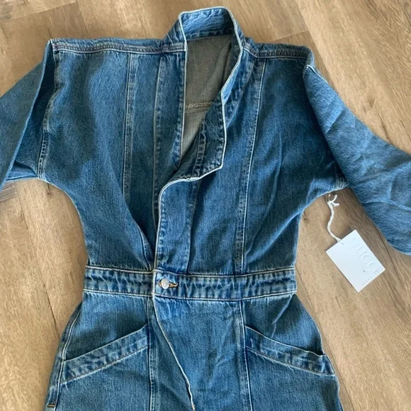 New Ética Denim Jumpsuit - Picture 3 of 7